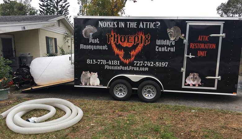 Truck of Agentis Plumbing, the Best Roach Control in Port Richey Florida